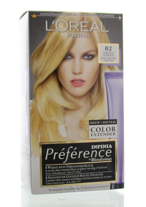 Loreal Preference 02 superlicht goudblond (1 Set) Top Merken Winkel